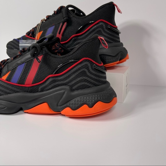 ADIDAS OZWEEGO ZIP CHINESE NEW YEAR MENS SHOES SIZE 11 BLACK RED PURPLE ORANGE - Picture 9 of 10